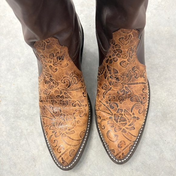 Alberta Boot Co. Western Cowboy Boots – Size 10 AA – Made in Canada - Picture 4 of 8